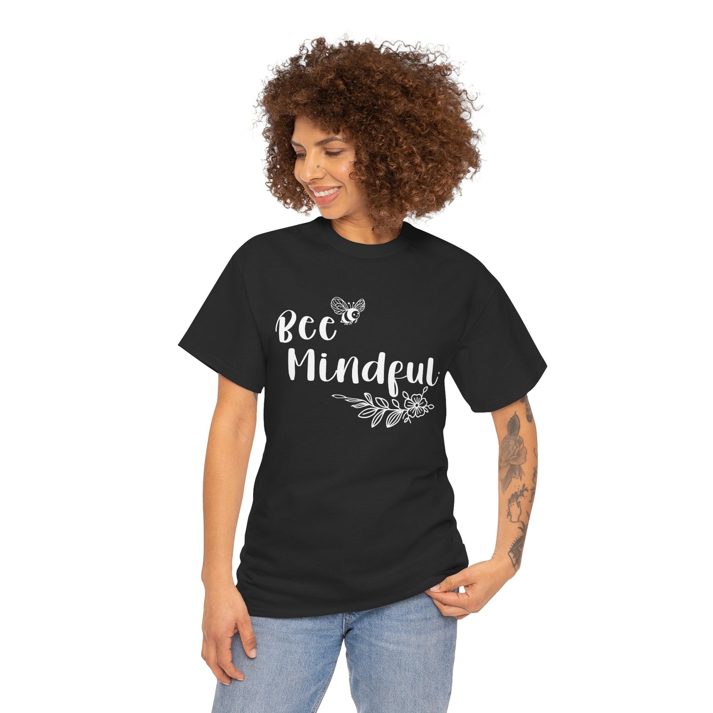Bee Mindful Phaedra Gardeness Heavy Cotton Tee - Ships from Australia