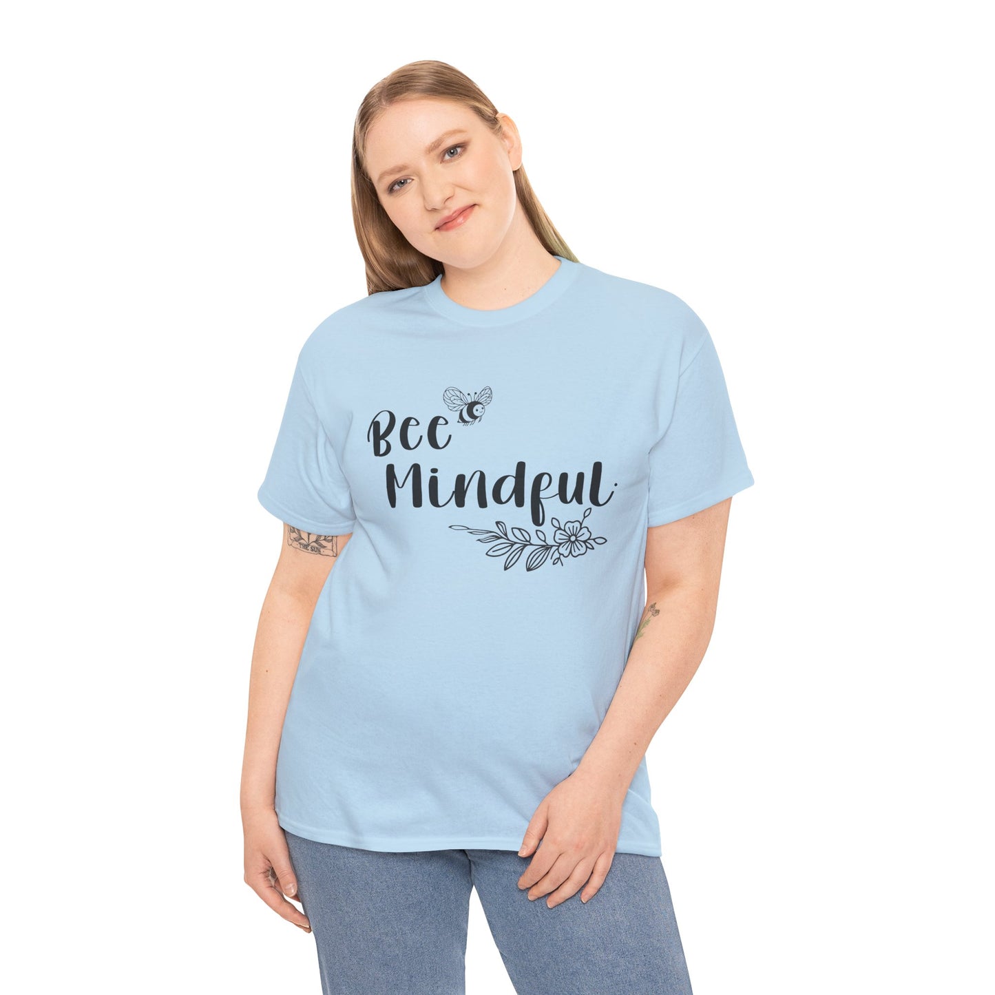 Bee Mindful Phaedra Gardeness Heavy Cotton Tee - Ships from Australia