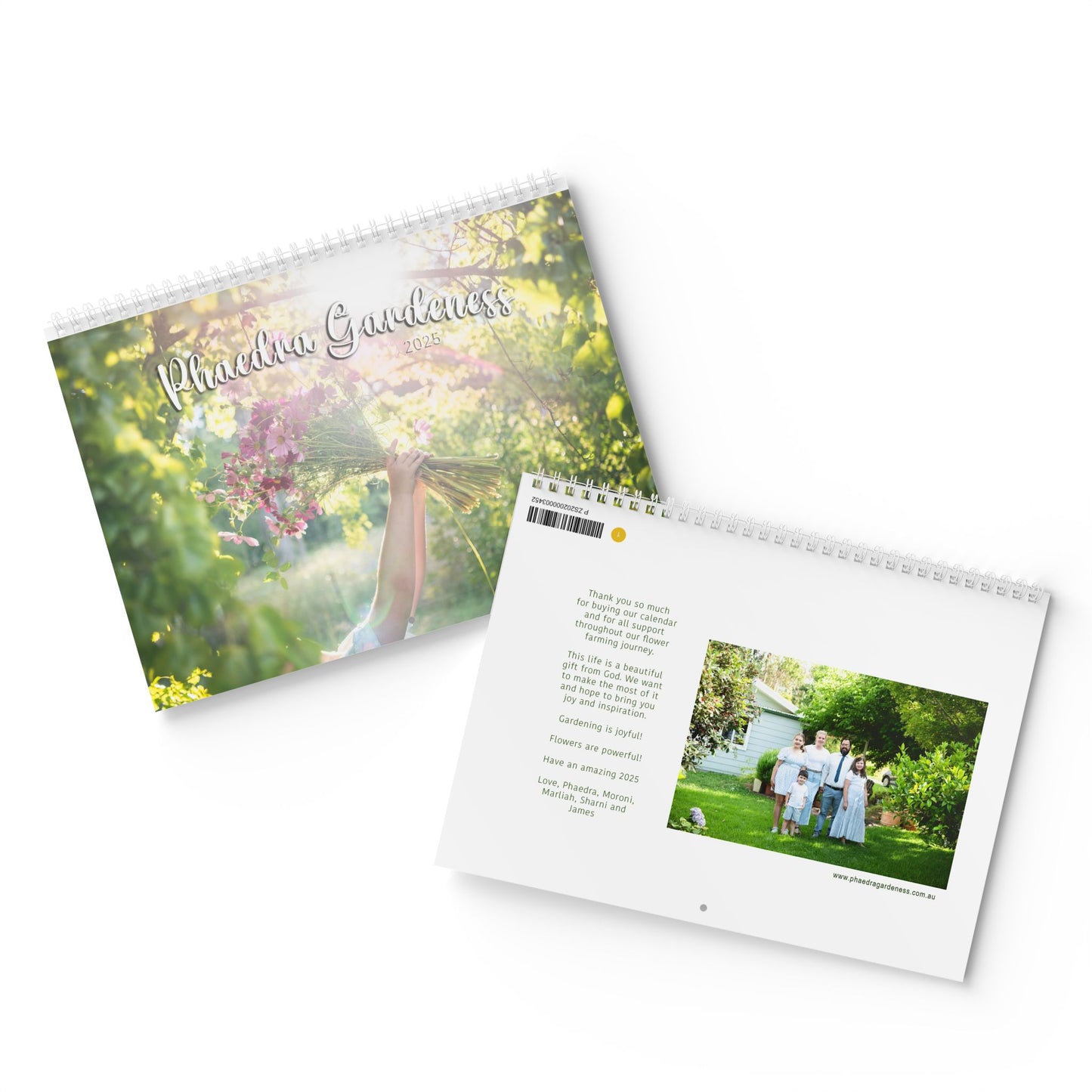 Phaedra Gardeness Wall Calendar (2025) Ships from Australia