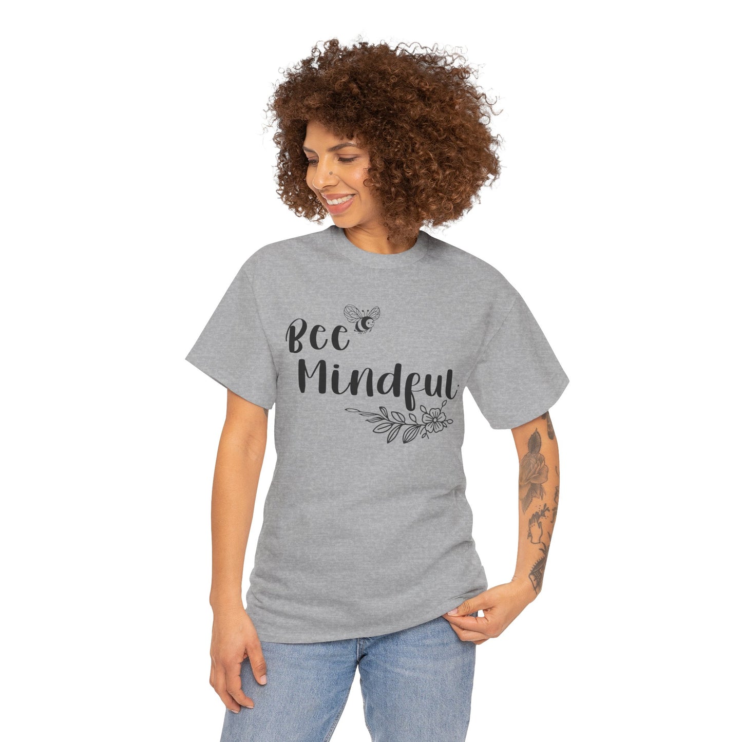 Bee Mindful Phaedra Gardeness Heavy Cotton Tee - Ships from USA