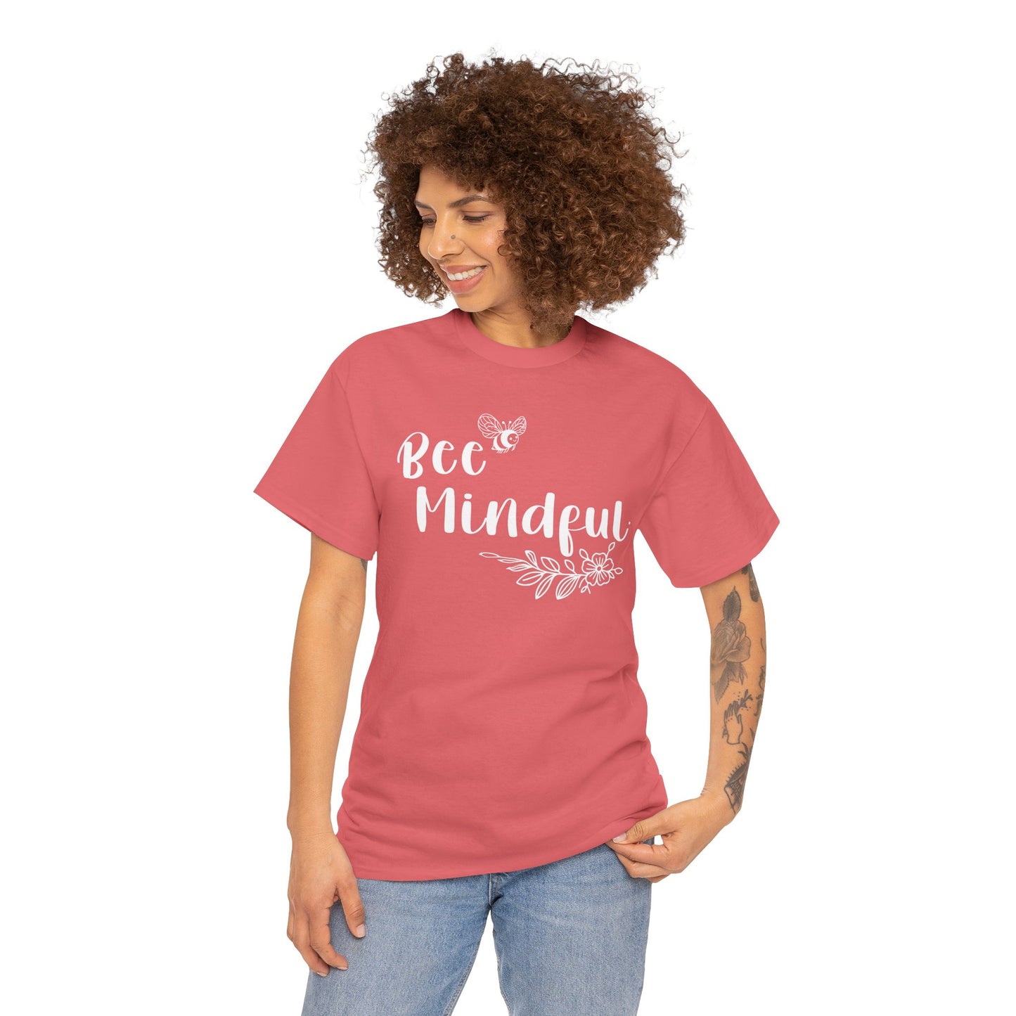 Bee Mindful Phaedra Gardeness Heavy Cotton Tee - Ships from USA
