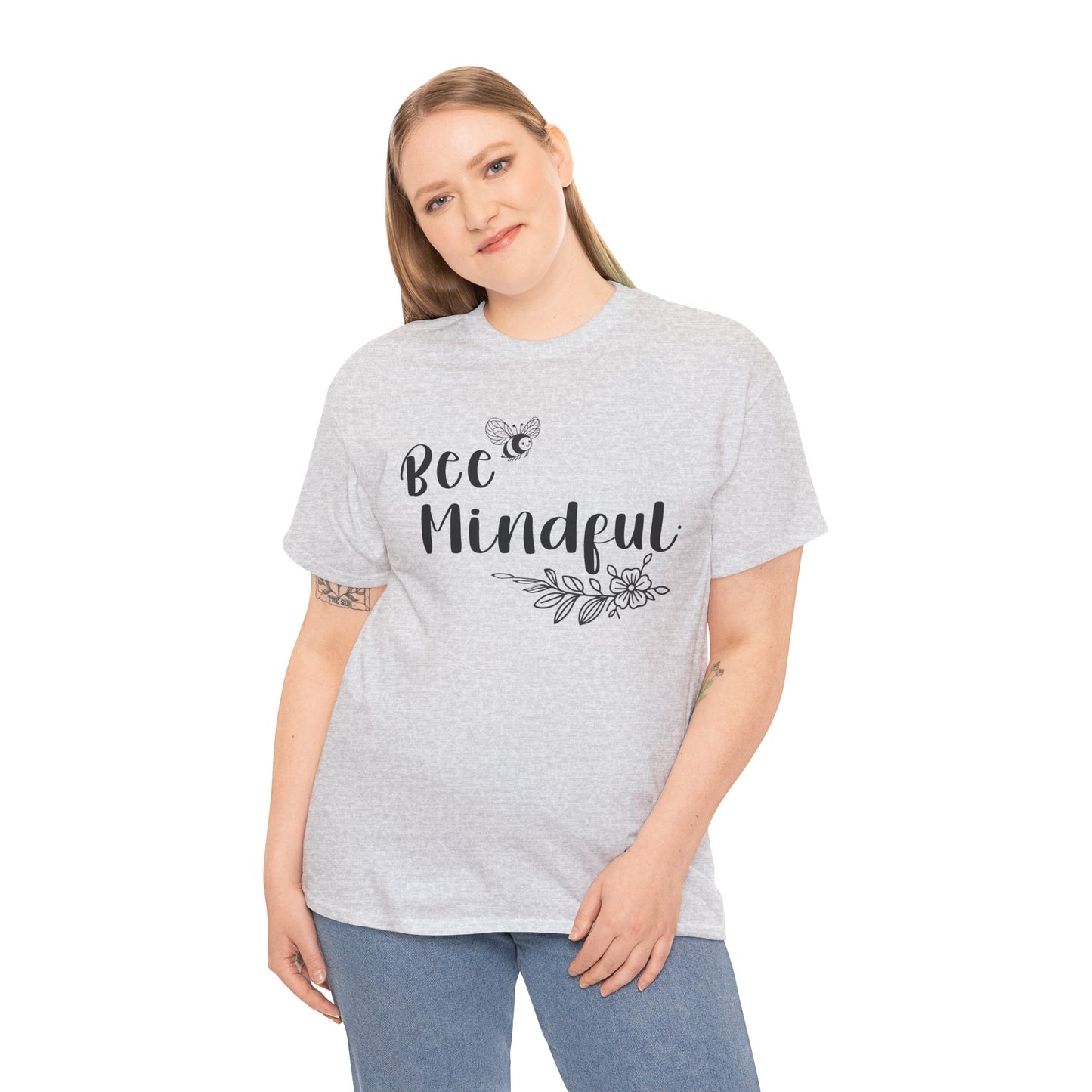 Bee Mindful Phaedra Gardeness Heavy Cotton Tee - Ships from USA